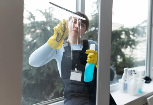 Nettoyage de vitres intérieures et extérieures à Pouillé